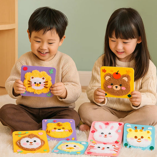 Zestaw do tworzenia pluszowych zwierzątek | Rozwija kreatywność 0,5kg 0