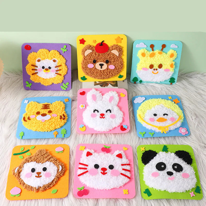 Zestaw do tworzenia pluszowych zwierzątek | Rozwija kreatywność 0,5kg 5