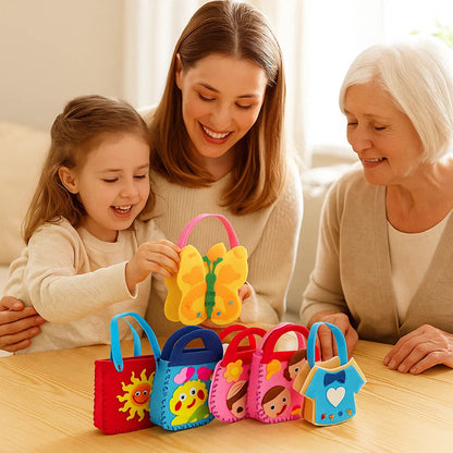 Zestaw filcowych torebek do szycia | Rozwija kreatywność 0.5kg 1