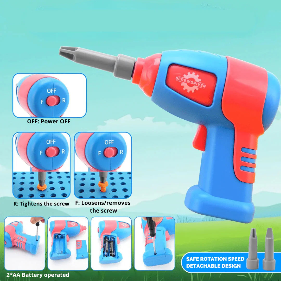 Zestaw majsterkowicza dla dzieci | rozwija kreatywność 0,5 kg 3