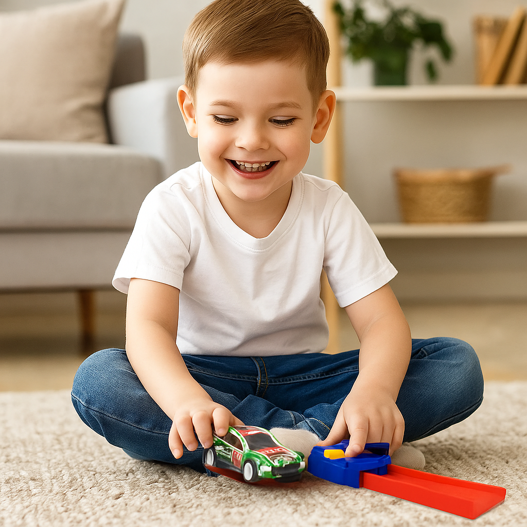 Zestaw wyścigowy z katapultą | emocjonujące wyścigi 1,5 kg 2