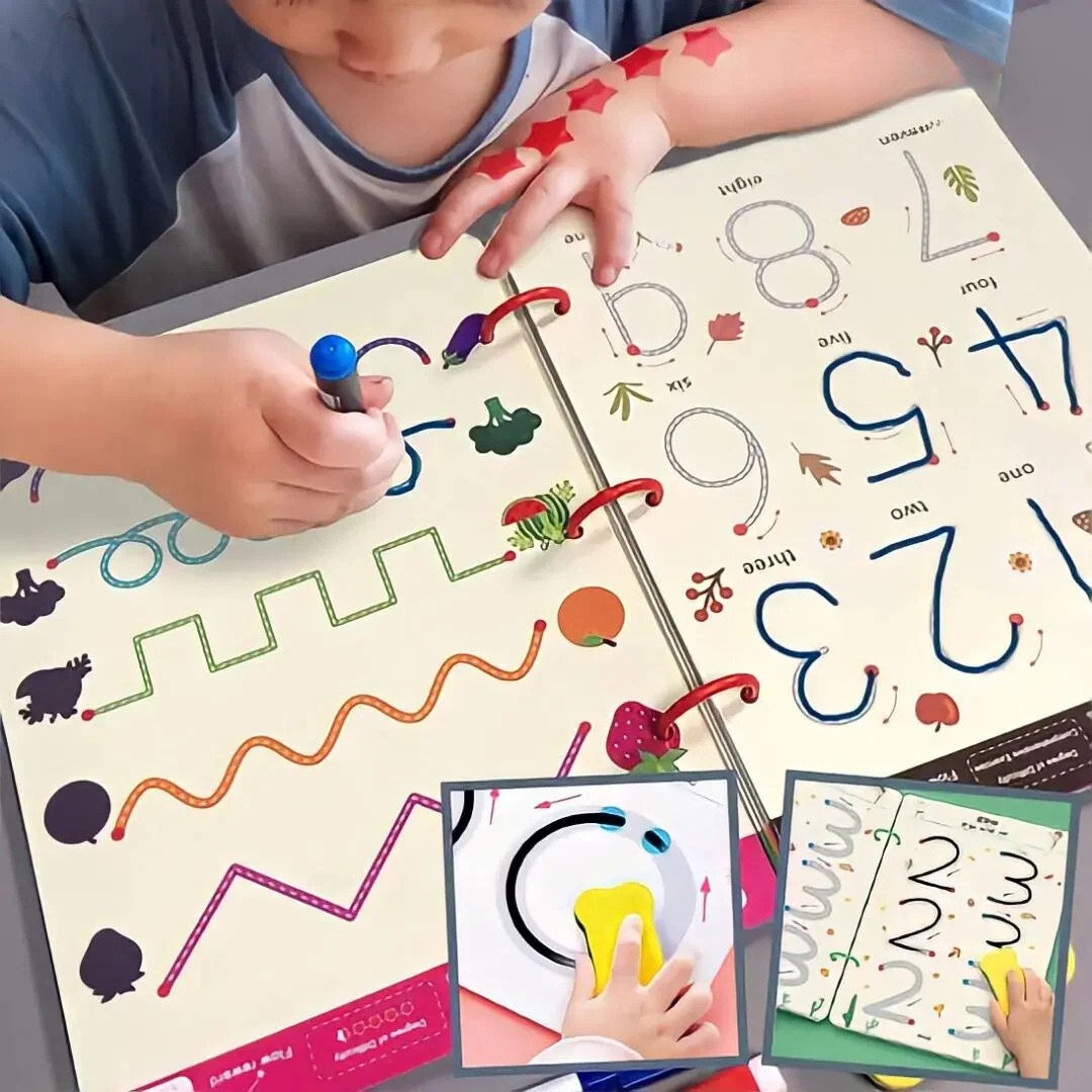 Zeszyt do nauki pisania | wielokrotnego użytku 0,5 kg 2