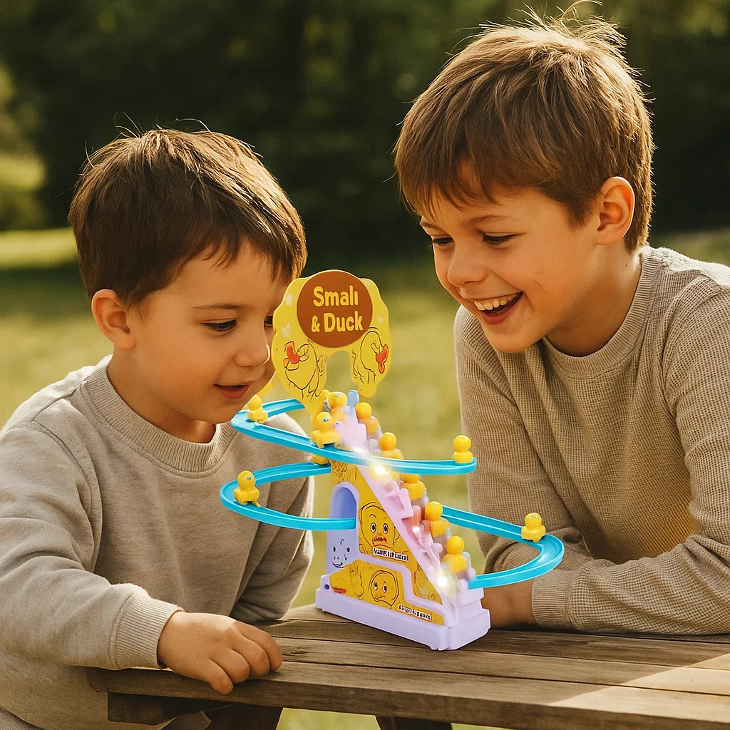 Zjeżdżalnia z Kaczkami | Interaktywna Zabawka dla Dzieci 1,5 kg 1