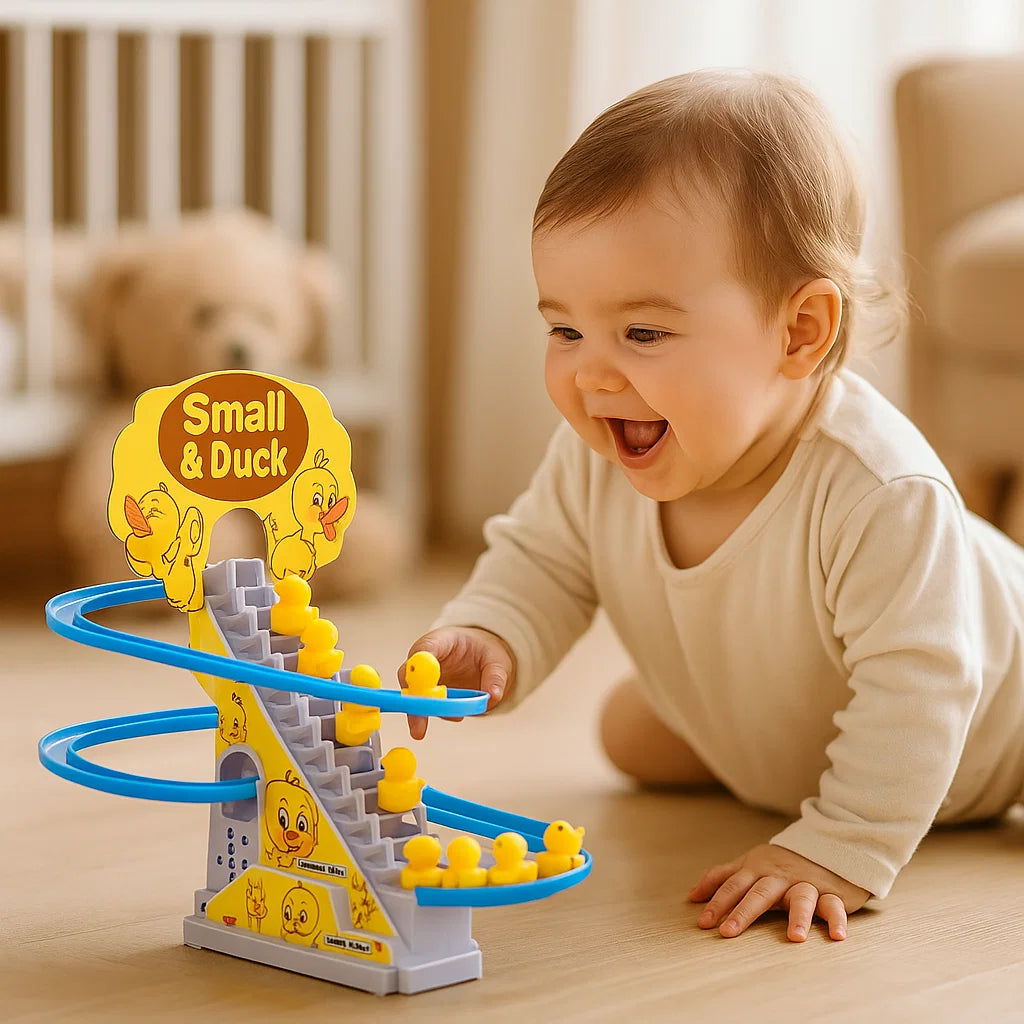 Zjeżdżalnia z Kaczkami | Interaktywna Zabawka dla Dzieci 1,5 kg 2